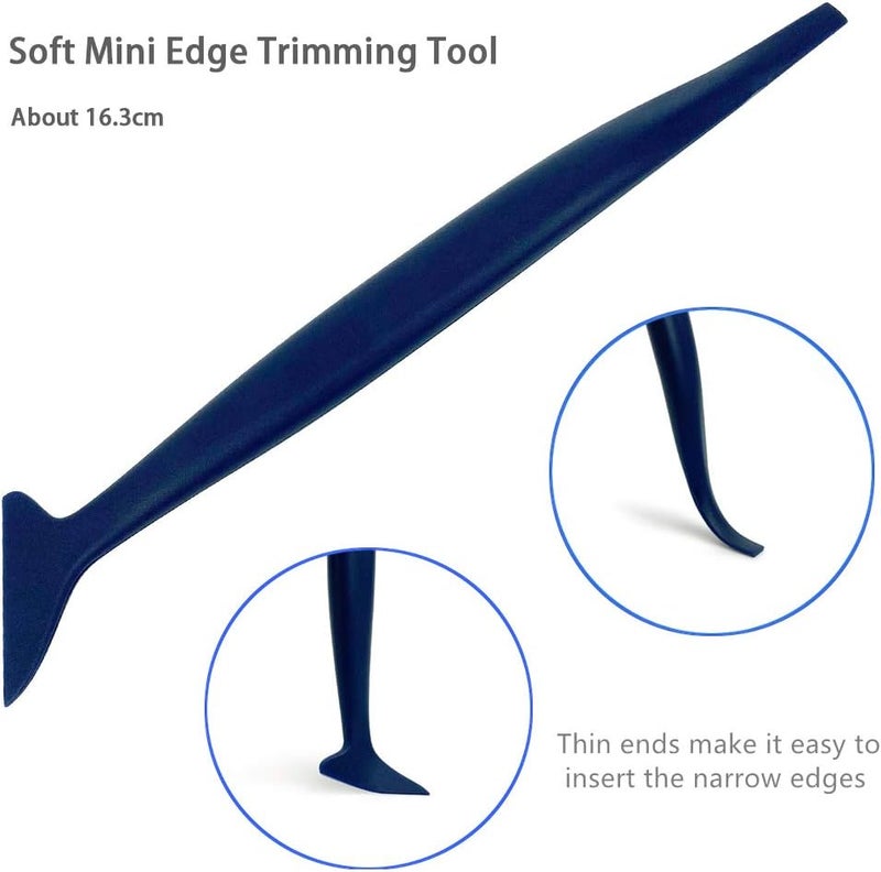 CARTINTS Car Wrapping Vinyl Kit Window Tint Film Application Tools with Edge Trimming Squeegee, 9mm Knife, Felt Squeegee - Image 3
